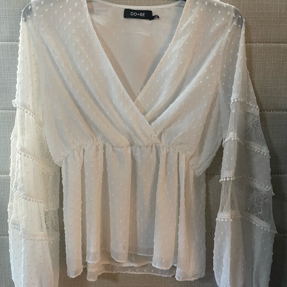 Beautiful white summery blouse